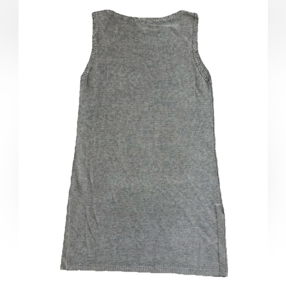 Eileen Fisher Petite Ash Grey Tunic Dress Tencel Merino Wool SZ *PP Minimalist - Picture 9 of 9